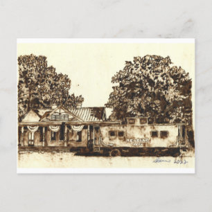Chemin de fer de Ridgely Maryland - Carte postale