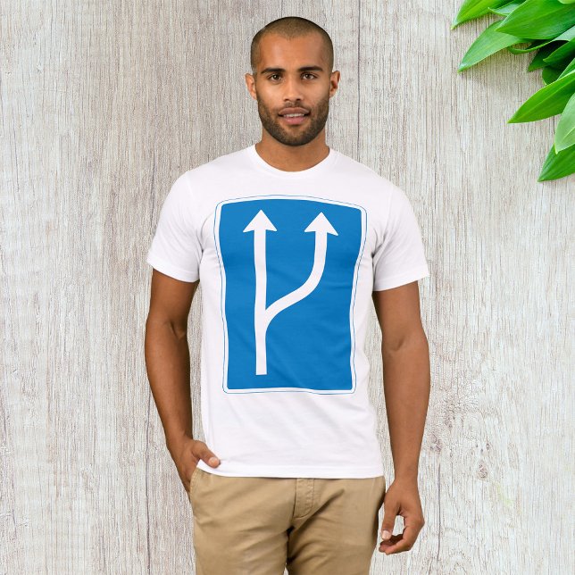 Chemin de fer Flèches Mens T-shirt (Créateur téléchargé)