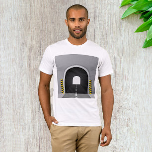 Chemin de fer Marques de route Mens T-Shirt