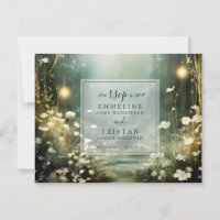 Chemin De Forêt Enchantée De Fleurs RSVP