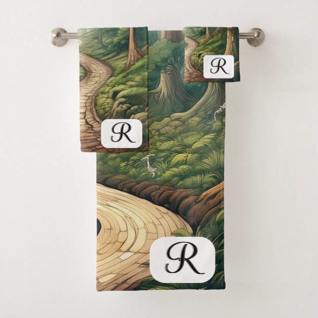 Chemin de forêt rustique personnalisable avec Mono (En situation)