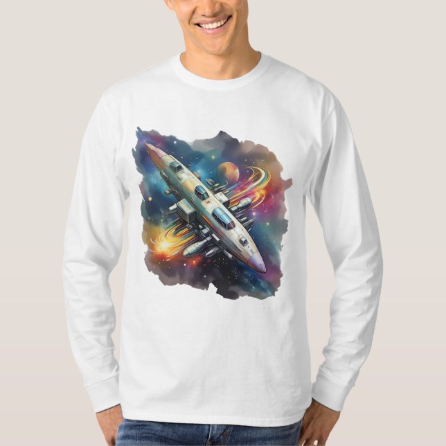 Chemin de Gravity - T-shirt Voyage cosmique (Devant)