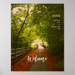 CHEMIN DE LA FORÊT Automne 07 - Affiche