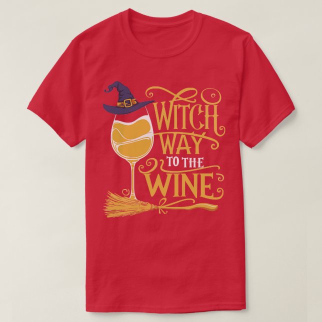 Chemin de la sorcière au vin TShirt (Design devant)