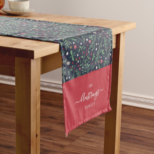 CHEMIN DE TABLE COURT . (In Situ)