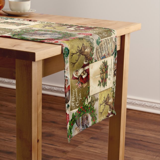 Chemin De Table Court A Happy Christmas Tide (In Situ)