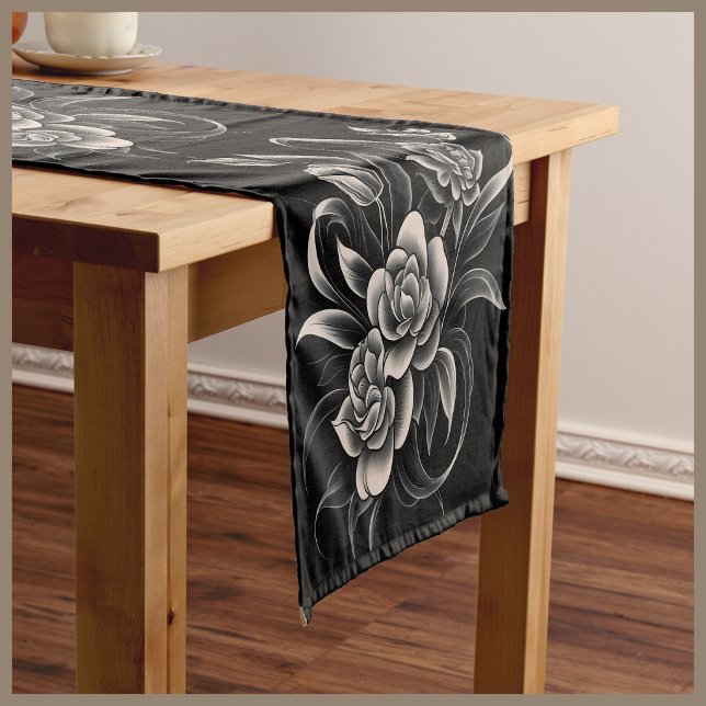 Chemin De Table Court Abstraction encapsulée (Abstraction Encapsulated Short Table Runner
)