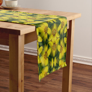 Chemin De Table Court Abstrait de tournesol Maximillian