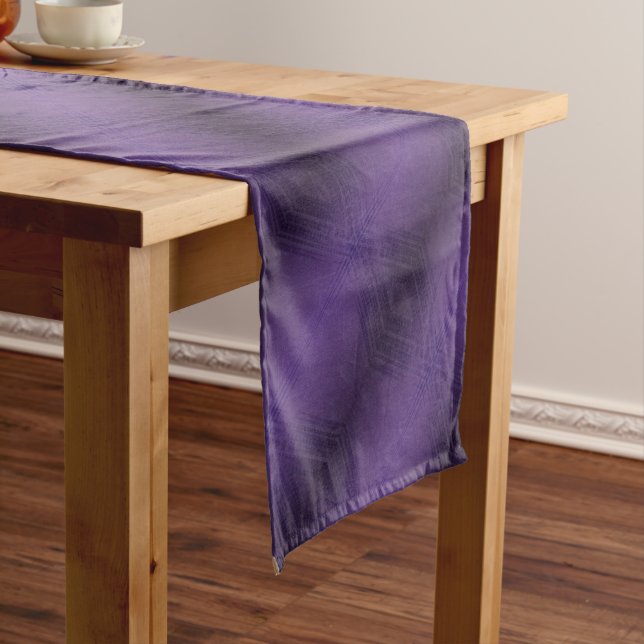 Chemin De Table Court Acceptation | Motif Boho violet écectique (In Situ)