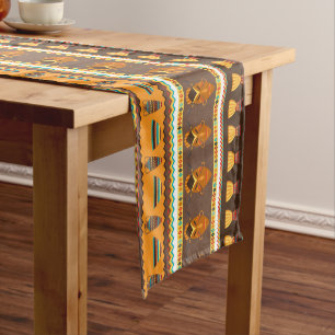 Chemin De Table Court Africain Tribal animal motif table à manger coureu