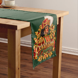 Chemin De Table Court African American Christmas Black Woman Nutcracker
