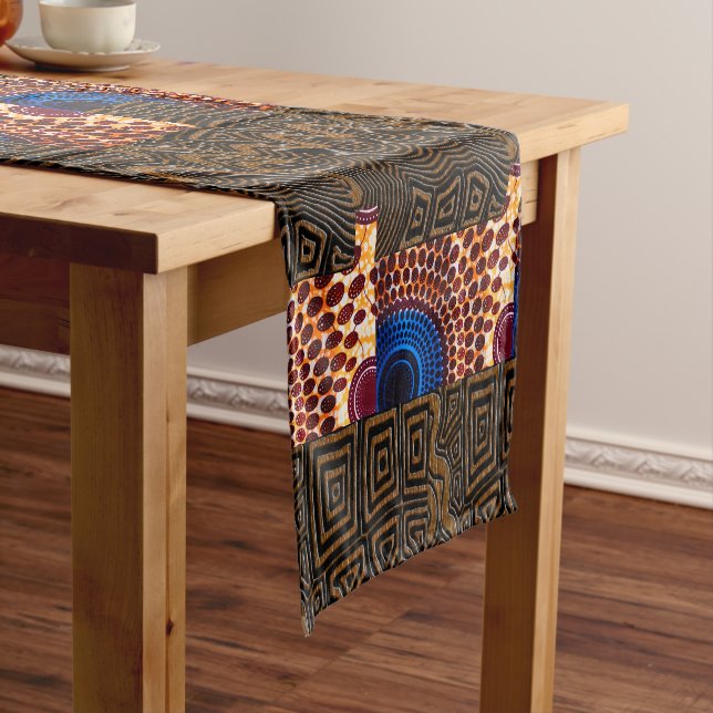 Chemin De Table Court Afro Bohemian (In Situ)