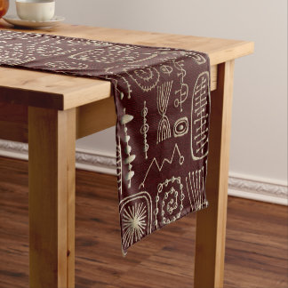 Chemin De Table Court Afrocentrique