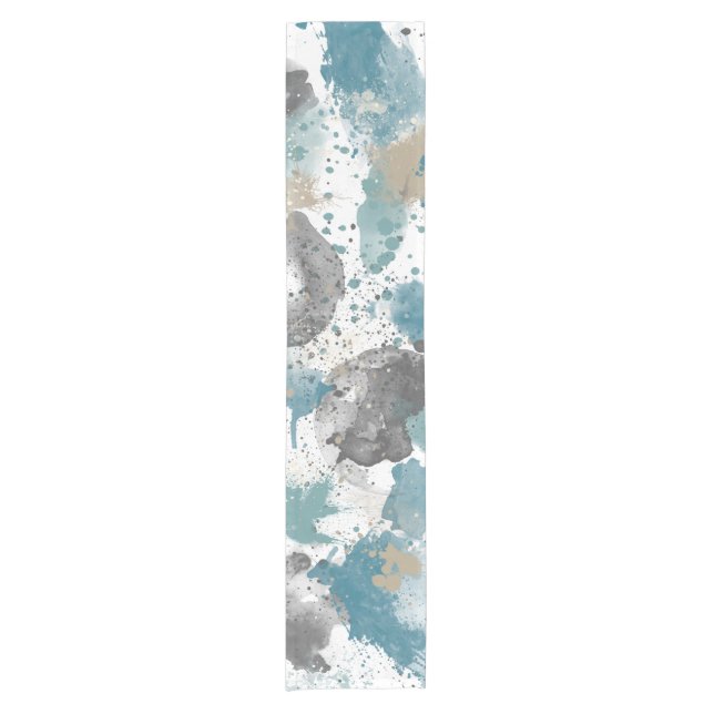 Chemin De Table Court Agritourisme Palette gris bleu (Devant)