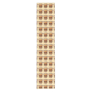Chemin De Table Court Amusant Pun Alimentaire Bacon Lover Cheeseburger D