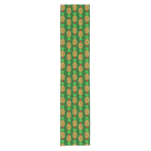 Chemin De Table Court Ananas de Noël Tropical Noël chaud Noël Gre