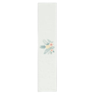 Chemin De Table Court Ananas floral & Hawaiian
