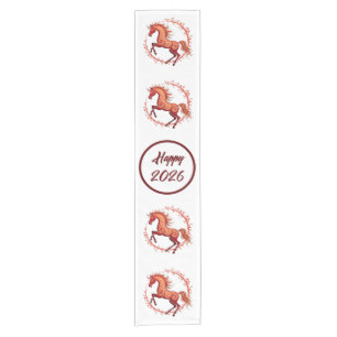 Chemin De Table Court Année du cheval 2026