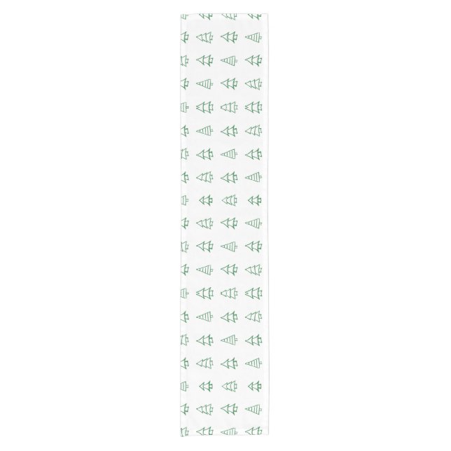 Chemin De Table Court Arbre de Noël (Devant)