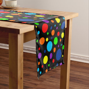 Chemin De Table Court Arc-en-ciel foncé Coureur de table