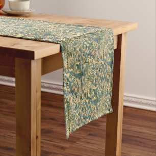 Chemin De Table Court Art vintage de Walter Crane représentant un ara et