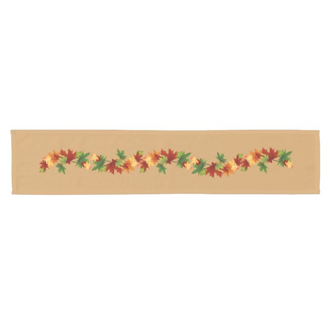 Chemin De Table Court Automne Quitte la table Runner (Horizontal)