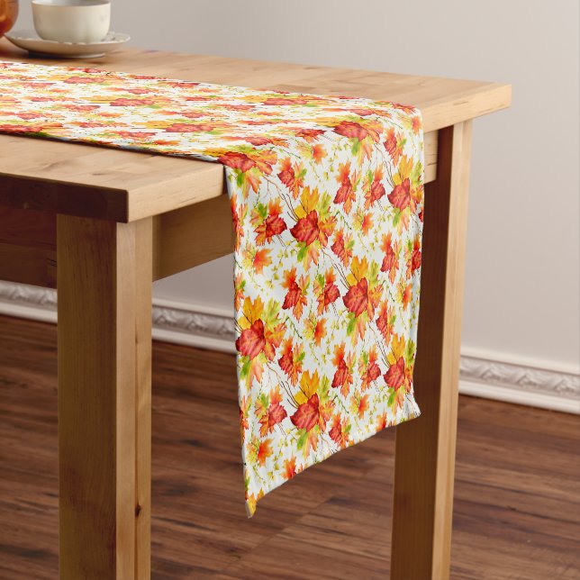 Chemin De Table Court Automne Quitte la table Runner (In Situ)