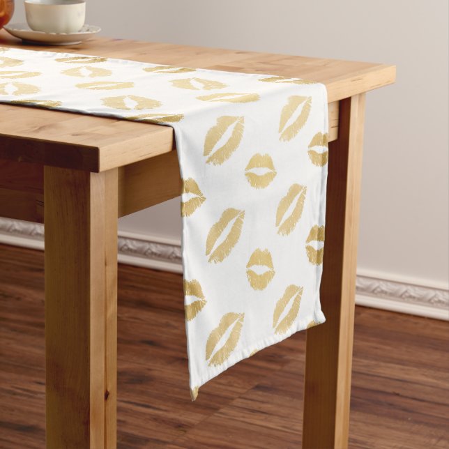 Chemin De Table Court Baisers Brillant (In Situ)