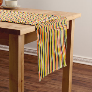 Chemin De Table Court Bandes d'Halloween