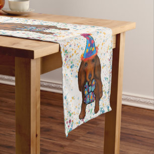 Chemin De Table Court Basset allemand       