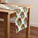 Chemin De Table Court Beautiful Romantic Summer Bouquet with Red Rose<br><div class="desc">Joli décor pour la Fête des Mères ou d'autres jours spéciaux.</div>