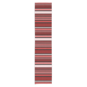 Chemin De Table Court BG Stripes couleur Motif VIII + votre backgr.