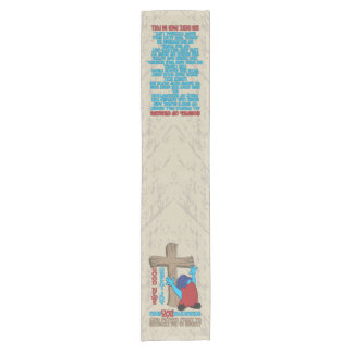 Chemin De Table Court Bois Cross Cuz Vous Avez De L'Importance Gospel T-