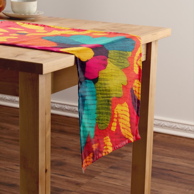 Chemin De Table Court BRIGHT BOHEMIA style boho coureur de table (In Situ)