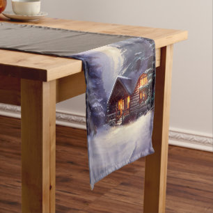 Chemin De Table Court Cabine Mystique Rustique De Journal Parmi Les Ever