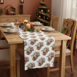 Chemin De Table Court Camel de Noël