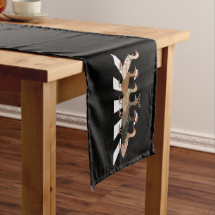 Chemin De Table Court Canards de Noël Drôles Animaux Cadeau de Noël pour