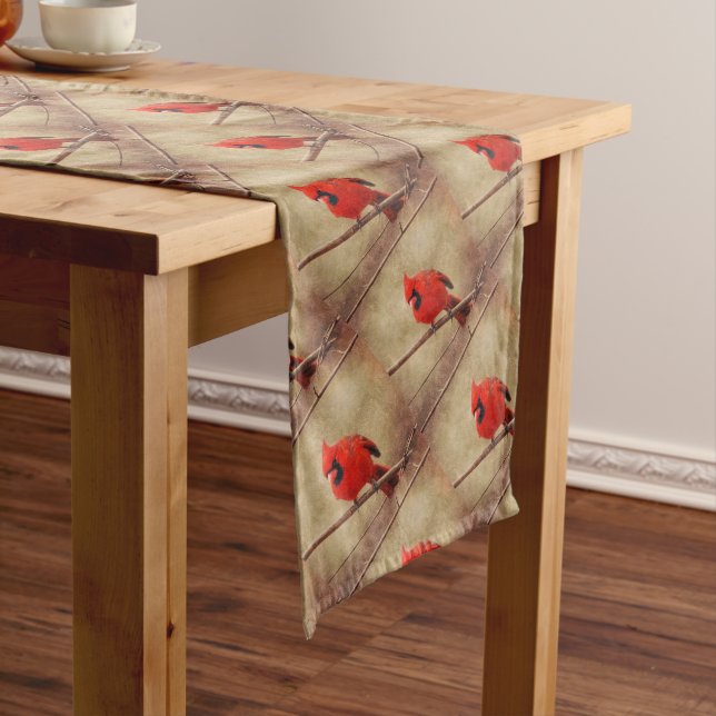 Chemin De Table Court Cardinal (In Situ)