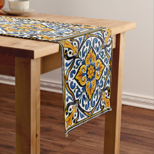 Chemin De Table Court Carreau espagnol de Talavera