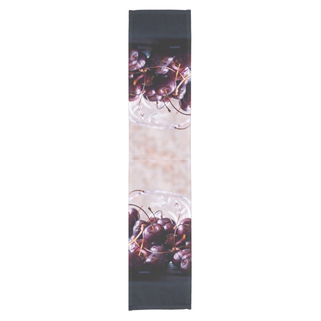 Chemin De Table Court Cerises  (Devant)