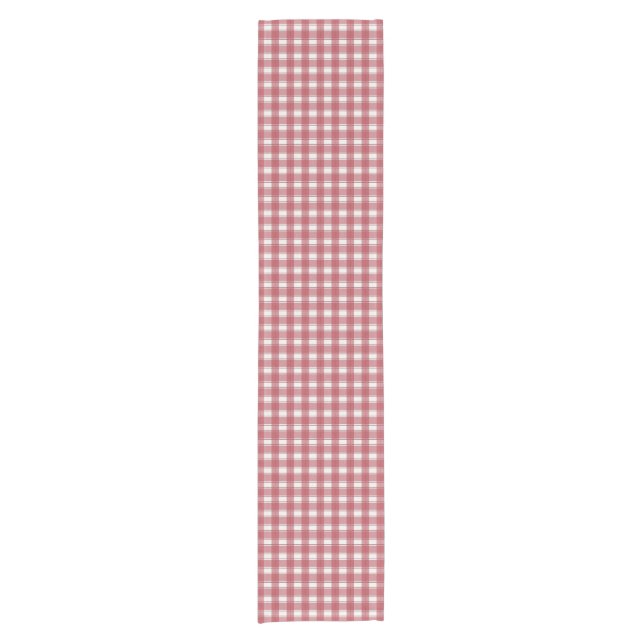 Chemin De Table Court Charme Gingembre Rouge (Devant)