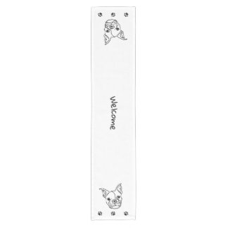 Chemin De Table Court Chic French Bulldog Line Art : Modifier votre text