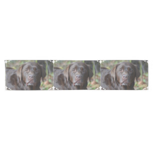 Chemin De Table Court Chocolat adorable labrador retriever