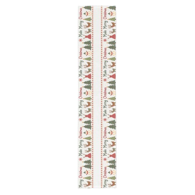 Chemin De Table Court Christmas Table Runner (Devant)