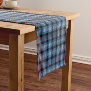 Chemin De Table Court Clan Fitzgerald Tartan Motif Irish Plaid