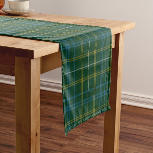Chemin De Table Court Clan Kennedy Tartan (In Situ)