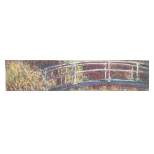 Chemin De Table Court Claude Monet - Eau Lily étang, Harmonie rose