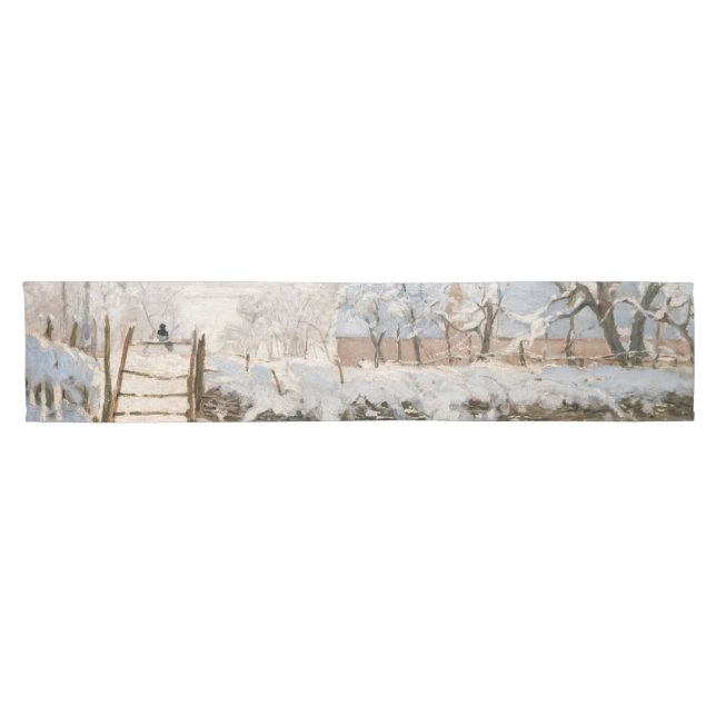 Chemin De Table Court Claude Monet - Le Magpie (Horizontal)