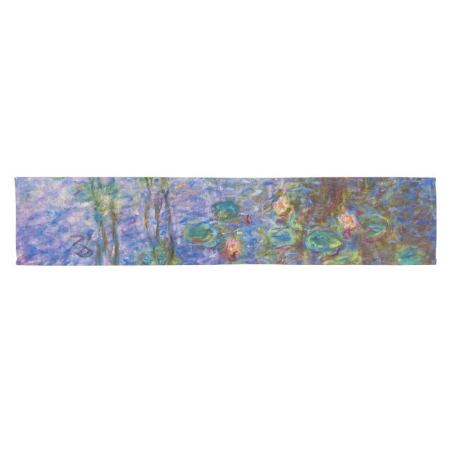 Chemin De Table Court Claude Monet - Lys d'eau (Horizontal)