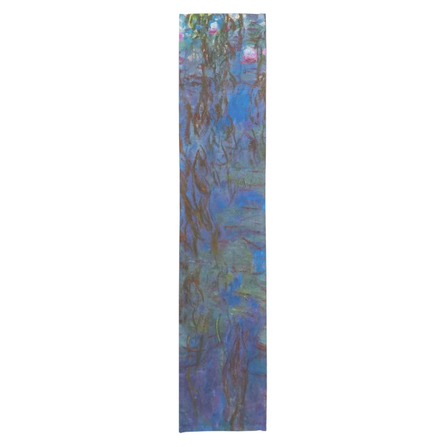 Chemin De Table Court Claude Monet - Lys d'Eau Bleue (Devant)